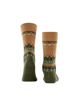 FALKE | Chaussettes NORSEMAN flanelle | camel